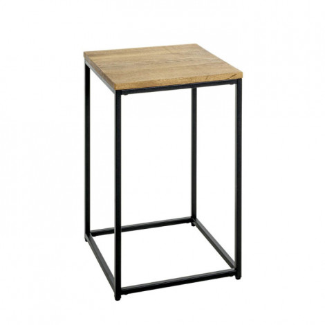 Table d'Appoint "Pika" 60cm Chêne & Noir|Table Basse|Paris Prix