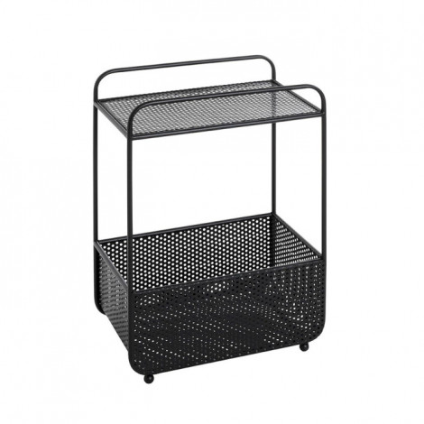 Table d'Appoint Porte-Revues "Lacano" 58cm Noir|Table Basse|Paris Prix