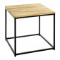 Table d'Appoint "Pika" 45cm Chêne & Noir|Table Basse|Paris Prix