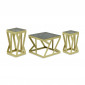 Lot de 3 Tables d'Appoint "Zeli" 63cm Or|Table Basse|Paris Prix