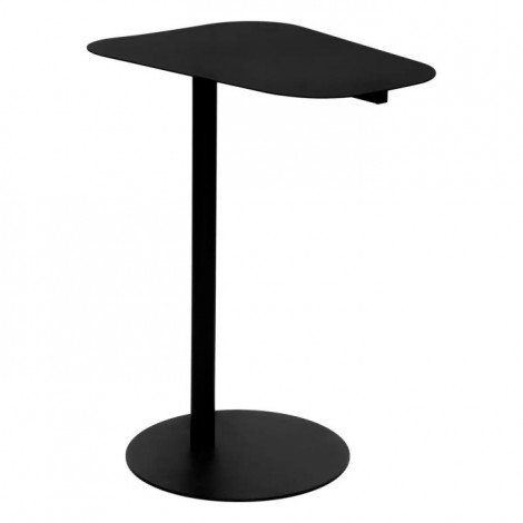 Table d'Appoint en Métal "Haja" 65cm Noir|Table Basse|Paris Prix