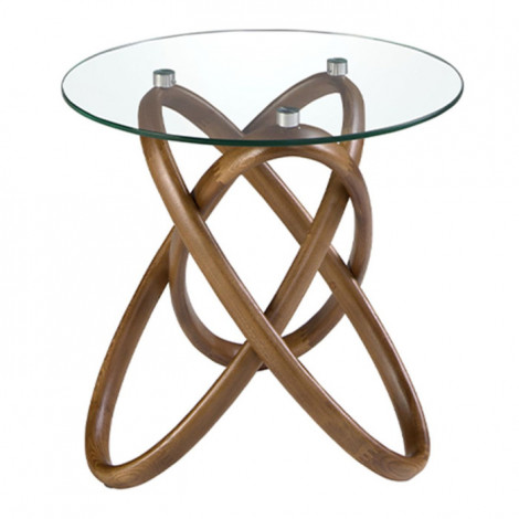 Table d'Appoint Design "Guadalupe" 55cm Transparent|Table Basse|Paris Prix