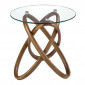 Table d'Appoint Design "Guadalupe" 55cm Transparent|Table Basse|Paris Prix