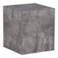 Table d'Appoint Imitation Marbre "York" 45cm Gris Foncé|Table Basse|Paris Prix