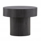 Table d'Appoint Design "Malung" 50cm Noir|Table Basse|Paris Prix
