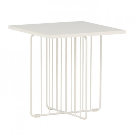 Table d'Appoint Design "Dayton" 40cm Blanc|Table Basse|Paris Prix
