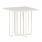 Table d'Appoint Design "Dayton" 40cm Blanc|Table Basse|Paris Prix