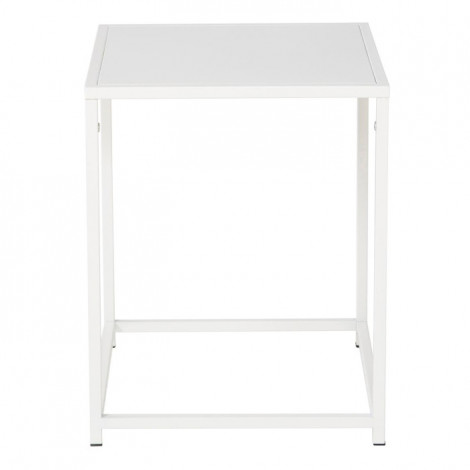 Table d'Appoint en Métal "Staal" 45cm Blanc|Table Basse|Paris Prix
