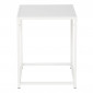 Table d'Appoint en Métal "Staal" 45cm Blanc|Table Basse|Paris Prix