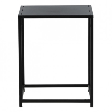 Table d'Appoint en Métal "Staal" 45cm Noir|Table Basse|Paris Prix
