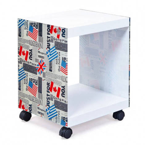 Table d'Appoint Design Verre "Ottawa" 46cm Blanc|Table Basse|Paris Prix