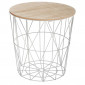 Table d'Appoint Design "Kumi" 41cm Gris|Table Basse|Paris Prix