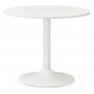 Table d'Appoint Design "Vanta" 90cm Blanc|Table Basse|Paris Prix