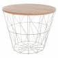 Table d'Appoint Design "Kumi" 30cm Gris|Table Basse|Paris Prix