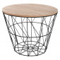 Table d'Appoint Design "Kumi" 30cm Noir|Table Basse|Paris Prix