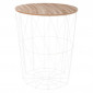 Table d'Appoint Design "Kumi" 57cm Blanc|Table Basse|Paris Prix