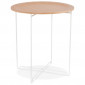Table d'Appoint Design "Kwiko" 46cm Naturel|Table Basse|Paris Prix