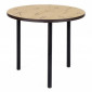 Table d'Appoint Design "Arty Lettres" 50cm Chêne|Table Basse|Paris Prix