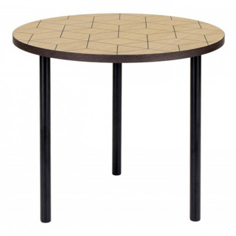 Table d'Appoint Design "Arty Triangles" 50cm Chêne|Table Basse|Paris Prix