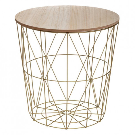 Table d'Appoint Design "Kumi" 41cm Or|Table Basse|Paris Prix