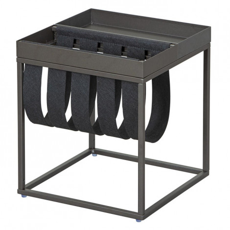 Table d'Appoint Design "Porte-Magazine" 40cm Gris|Table Basse|Paris Prix