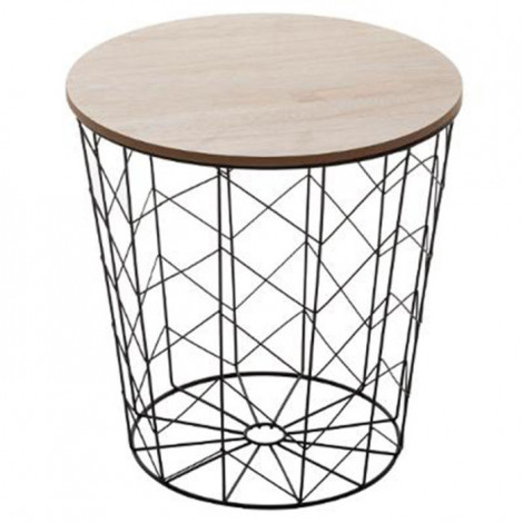 Table d'Appoint Design "Kumi Pop" 38cm Noir|Table Basse|Paris Prix