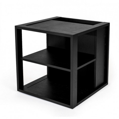 Table d'Appoint Design "Cuben" 50cm Noir|Table Basse|Paris Prix