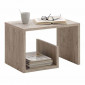 Table d'Appoint Design "Kani" 59cm Chêne Sable|Table Basse|Paris Prix