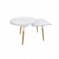 Table d'Appoint Design "Butler" 77cm Blanc|Table Basse|Paris Prix