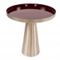 Table d'Appoint Design "Morrison" 45cm Prune|Table Basse|Paris Prix