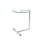 Table d'Appoint Design Ronde "Luciana" 62cm Argent|Table Basse|Paris Prix