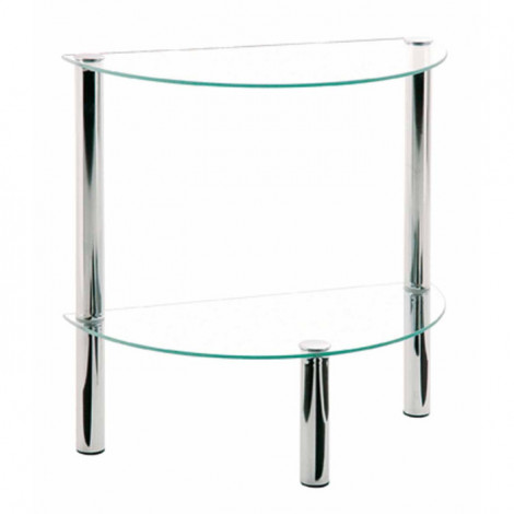 Table d'Appoint Design "Eliot" 47cm Transparent|Table Basse|Paris Prix
