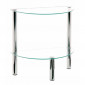 Table d'Appoint Design "Eliot" 47cm Transparent|Table Basse|Paris Prix