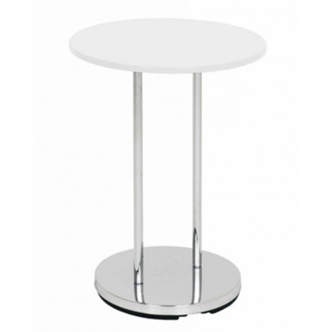 Table d'Appoint Design Ronde "Hava" 55cm Blanc|Table Basse|Paris Prix