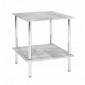 Table d'Appoint Effet Béton "Miguel" 45cm Gris|Table Basse|Paris Prix