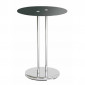 Table d'Appoint Design "Lilas" 55cm Noir|Table Basse|Paris Prix