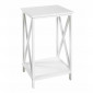 Table d'Appoint Déco "Amore" 50cm Blanc|Table Basse|Paris Prix
