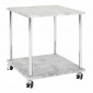 Table d'Appoint Desserte "Miguel" 45cm Gris|Table Basse|Paris Prix