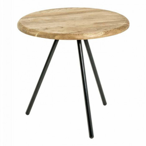 Table d'Appoint en Bois "Camille" 40cm Naturel|Table Basse|Paris Prix
