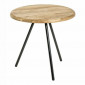Table d'Appoint en Bois "Camille" 40cm Naturel|Table Basse|Paris Prix