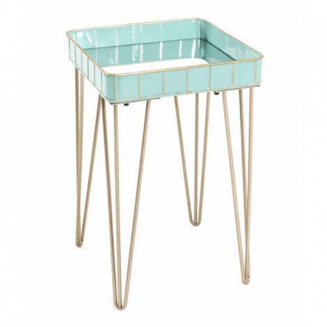 Table d'Appoint Déco "Andrés" 56cm Turquoise|Table Basse|Paris Prix