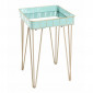 Table d'Appoint Déco "Andrés" 56cm Turquoise|Table Basse|Paris Prix