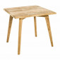 Table d'Appoint en Bois "Cunda" 45cm Naturel|Table Basse|Paris Prix