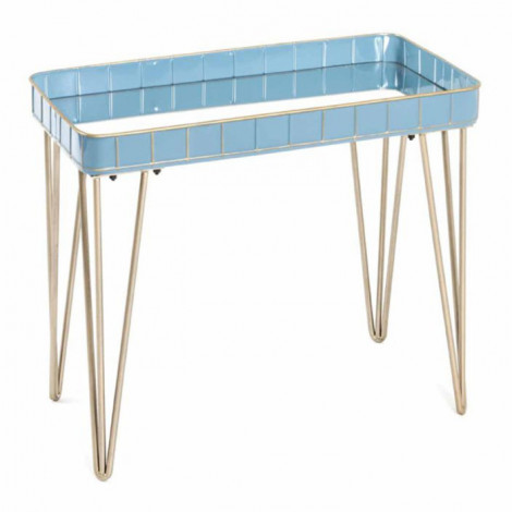 Table d'Appoint Déco "Andrés" 60cm Bleu|Table Basse|Paris Prix