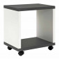 Table d'Appoint Desserte "Granit" 48cm Blanc|Table Basse|Paris Prix