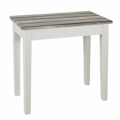 Table d'Appoint Vintage "Maritimo" 56cm Blanc|Table Basse|Paris Prix