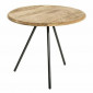 Table d'Appoint en Bois "Camille" 50cm Naturel|Table Basse|Paris Prix