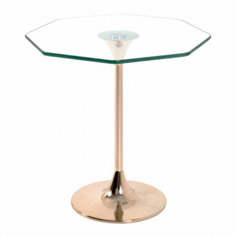 Table d'Appoint Design en Verre "Lya" 47cm Or|Table Basse|Paris Prix