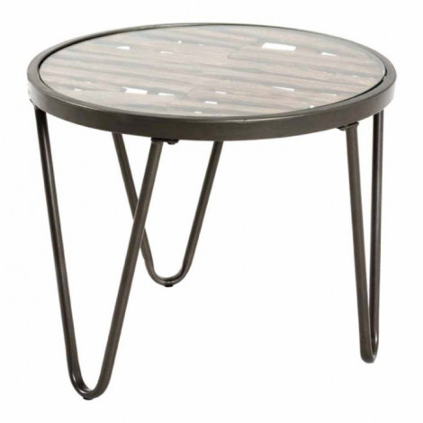 Table d'Appoint Déco "Nepal" 52cm Naturel|Table Basse|Paris Prix