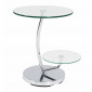 Table d'Appoint Design "Cofag" 55cm Chromé|Table Basse|Paris Prix